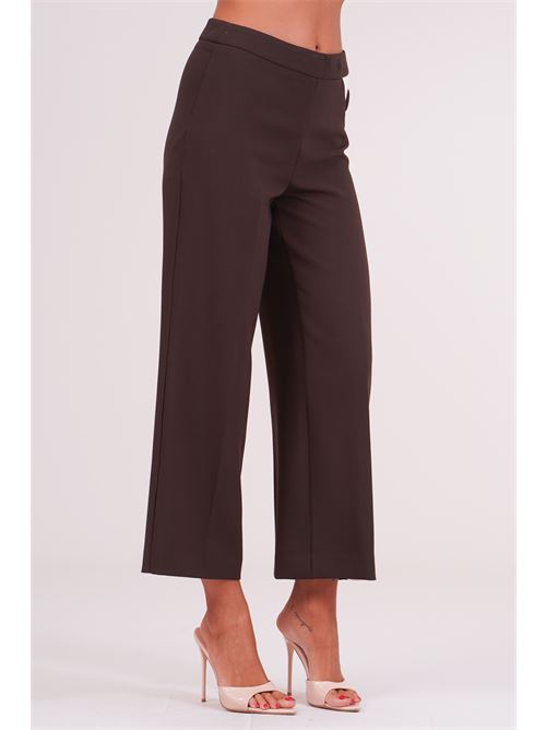 Pantalone in cady GM by Gai Mattiolo | GM4281MORO/BURRO